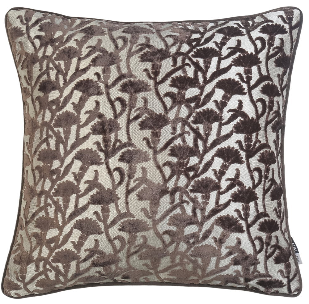 Malini Cassia Choc Cushion - Canwell Interiors Limited - Malini