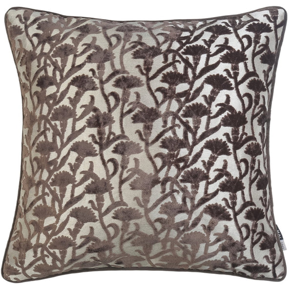 Malini Cassia Choc Cushion - Canwell Interiors Limited - Malini