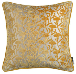 Malini Cassia Mustard Cushion - Canwell Interiors Limited - Malini