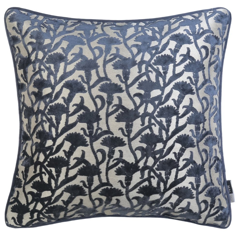 Malini Cassia Navy Cushion - Canwell Interiors Limited - Malini