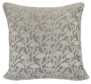 Malini Cassia Taupe Cushion - Canwell Interiors Limited - Malini