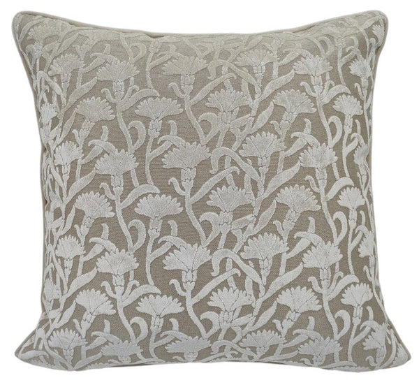 Malini Cassia Taupe Cushion - Canwell Interiors Limited - Malini