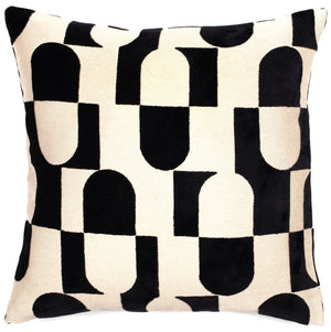 Malini Chillpill Black Cushion - Canwell Interiors Limited - Malini