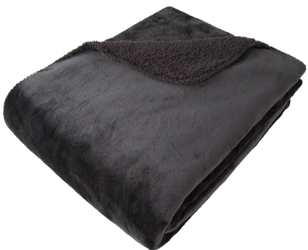 Malini Cosy Black Throw - Canwell Interiors Limited - Malini