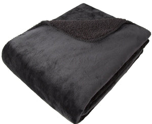 Malini Cosy Black Throw - Canwell Interiors Limited - Malini