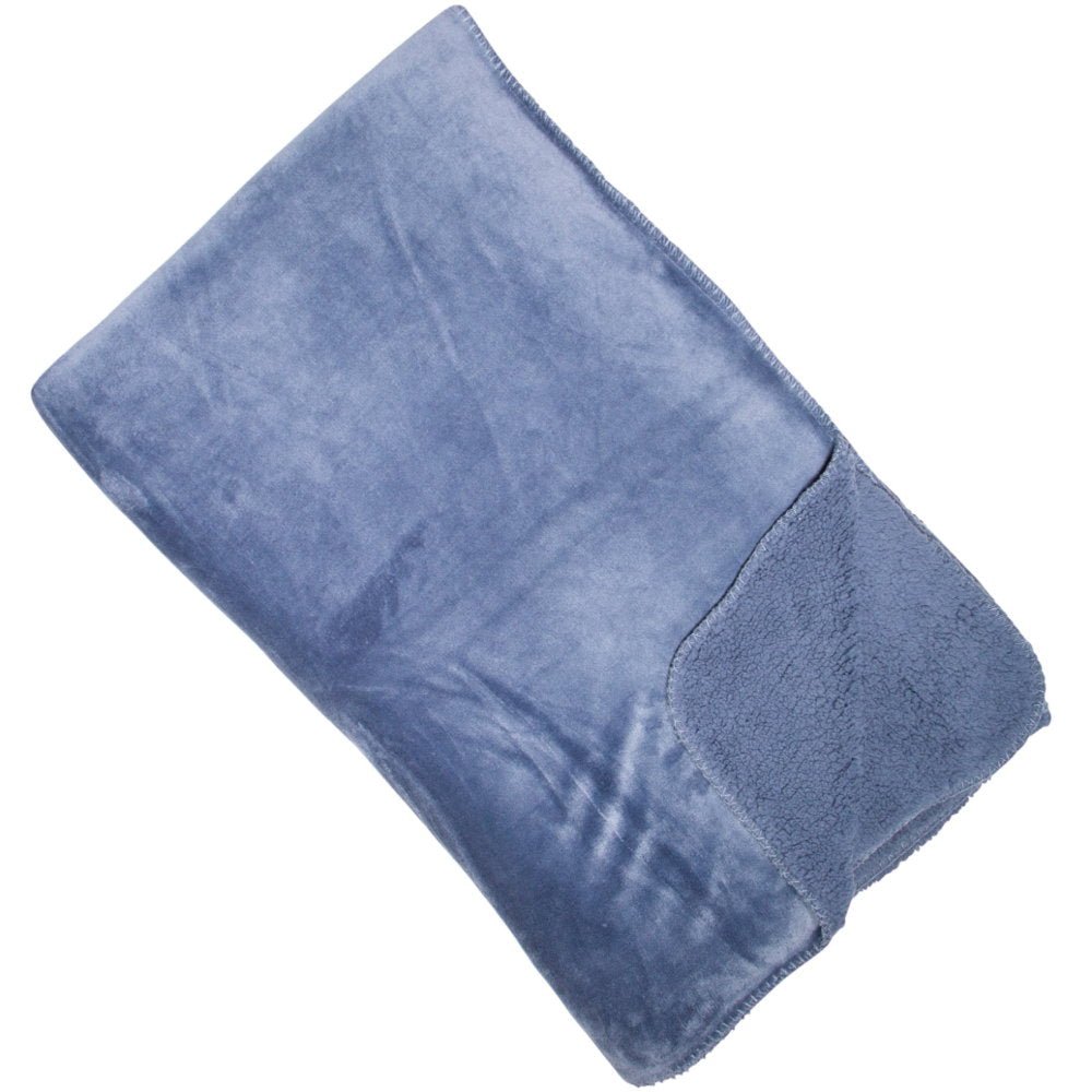 Malini Cosy Blue Throw - Canwell Interiors Limited - Malini