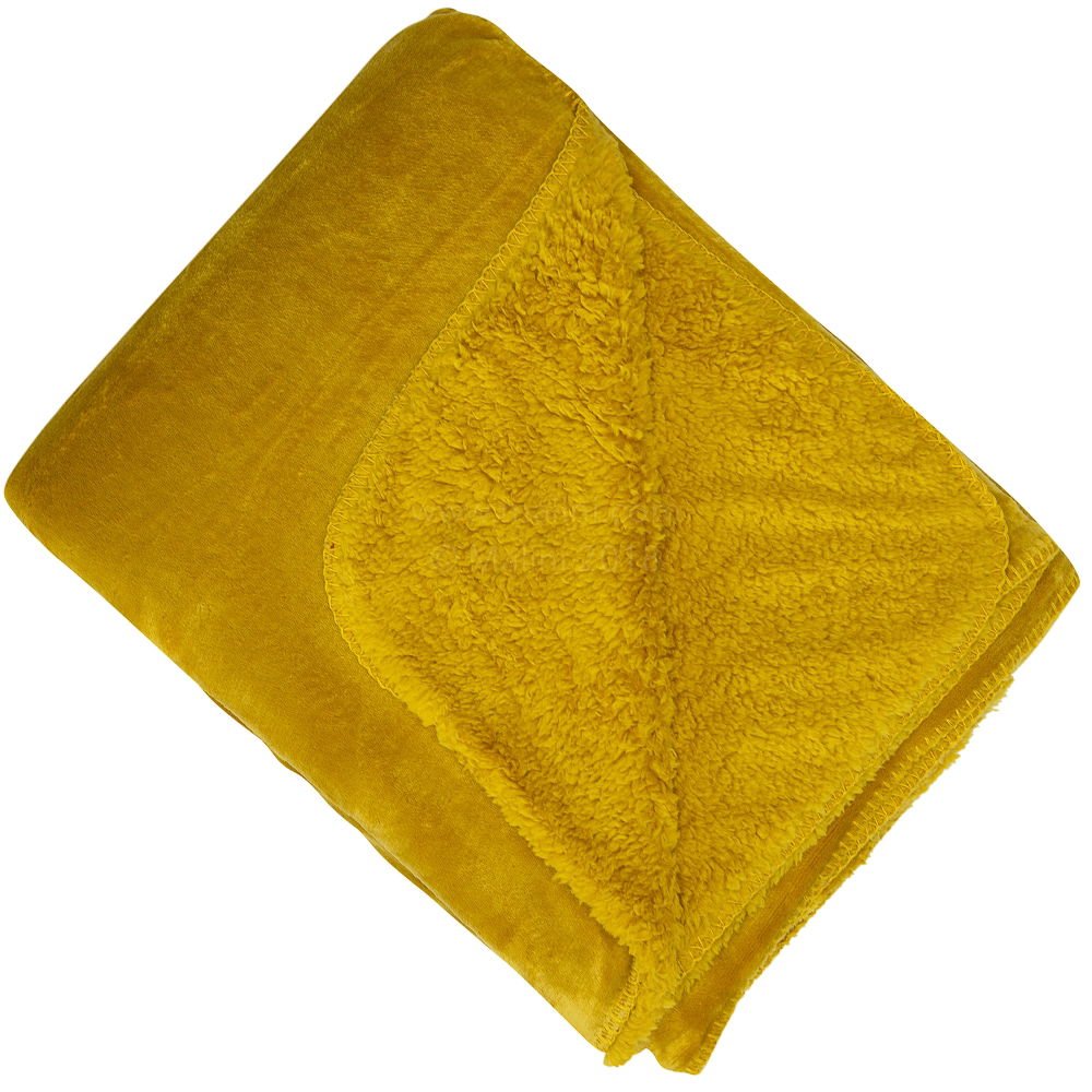 Malini Cosy Mustard Throw - Canwell Interiors Limited - Malini