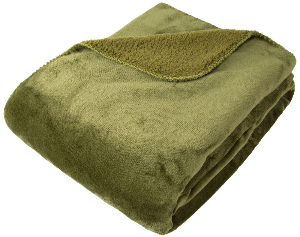 Malini Cosy Olive Throw - Canwell Interiors Limited - Malini