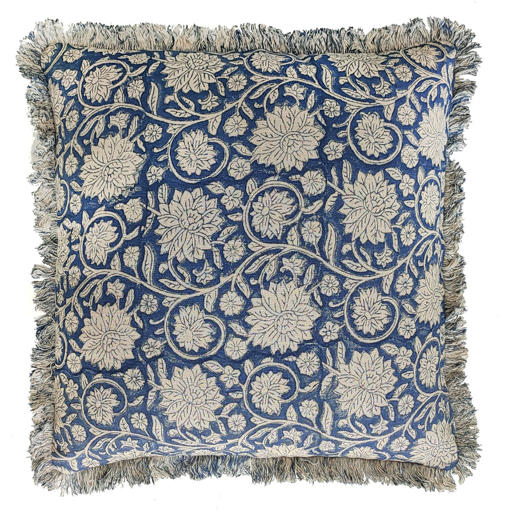 Malini Dipika Indigo Cushion - Canwell Interiors Limited - Malini