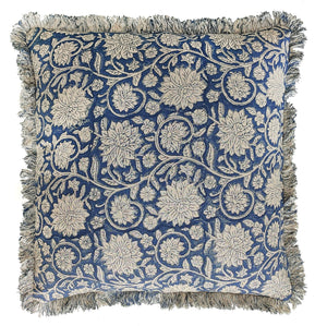 Malini Dipika Indigo Cushion - Canwell Interiors Limited - Malini