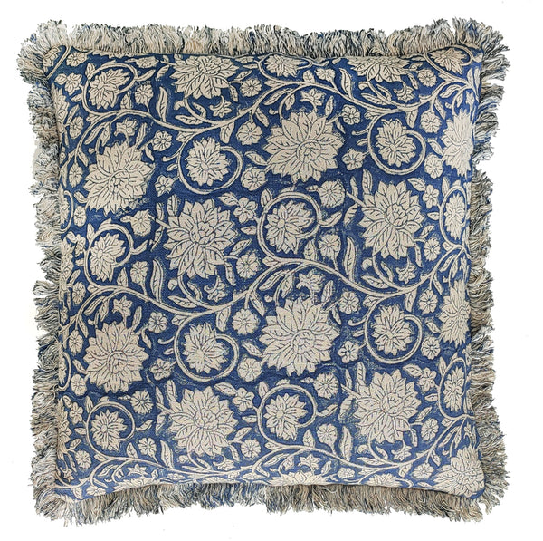 Malini Dipika Indigo Cushion - Canwell Interiors Limited - Malini