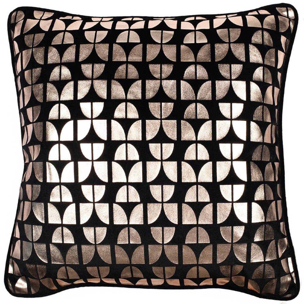 Malini Dominatrix Black Cushion - Canwell Interiors Limited - Malini