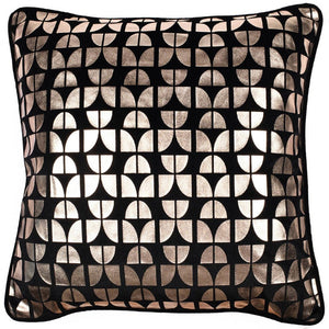 Malini Dominatrix Black Cushion - Canwell Interiors Limited - Malini