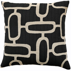 Malini Edison Black Cushion - Canwell Interiors Limited - Malini