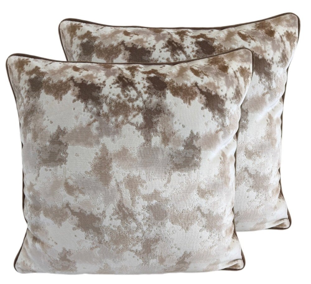 Malini Fram Taupe Cushion - Canwell Interiors Limited - Malini