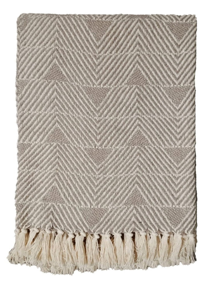 Malini Haven Natural Throw - Canwell Interiors Limited - Malini