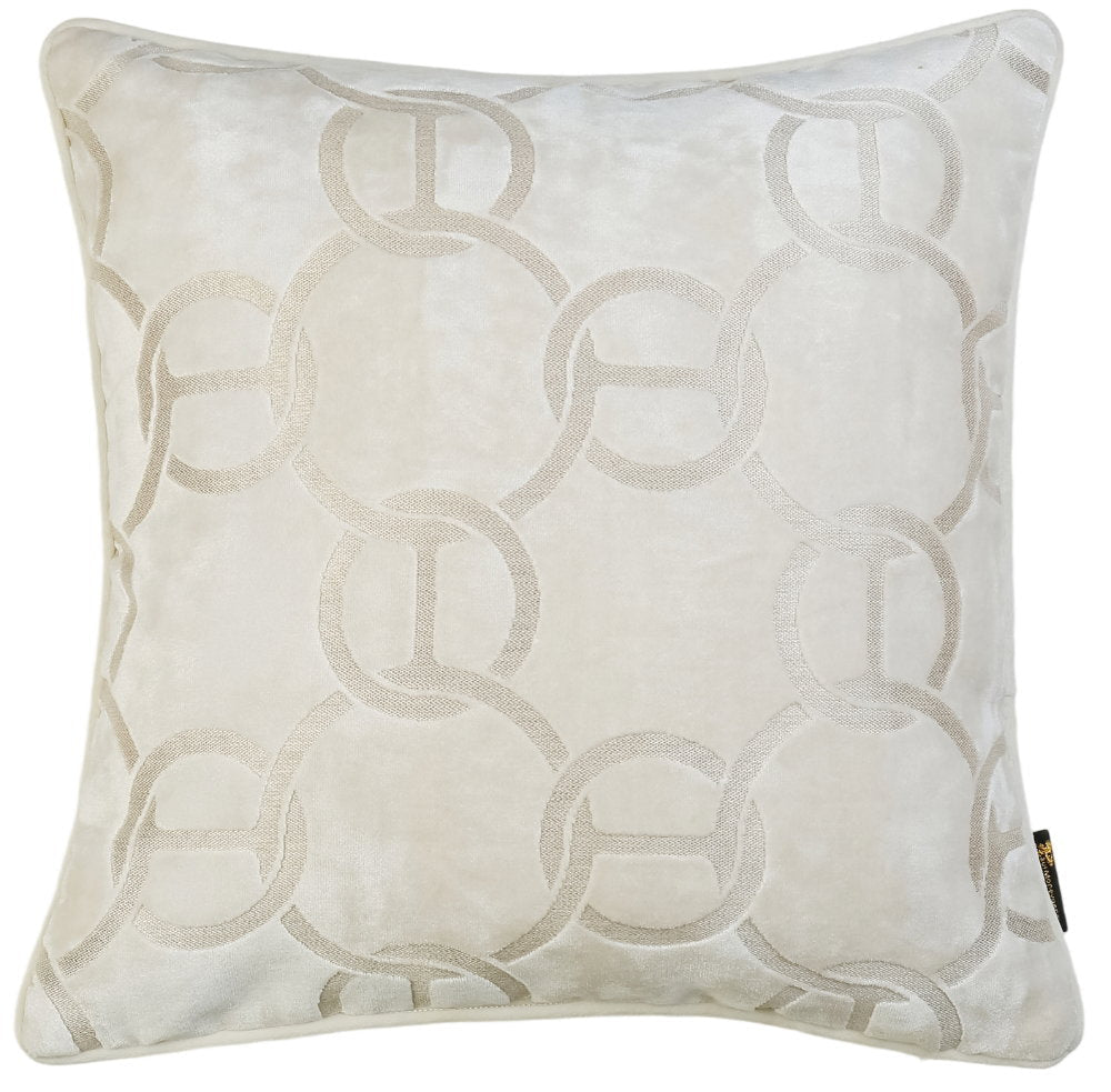 Malini Hookup Ivory Cushion - Canwell Interiors Limited - Malini