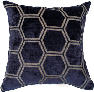 Malini Ivor Navy Cushion - Canwell Interiors Limited - Malini