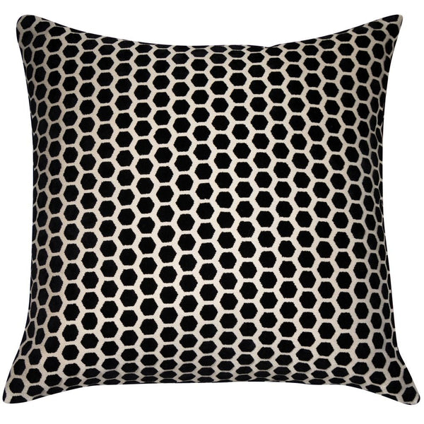 Malini Jorvik Black Cushion - Canwell Interiors Limited - Malini