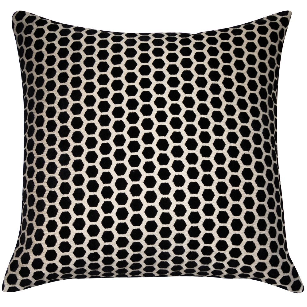 Malini Jorvik Black Cushion - Canwell Interiors Limited - Malini