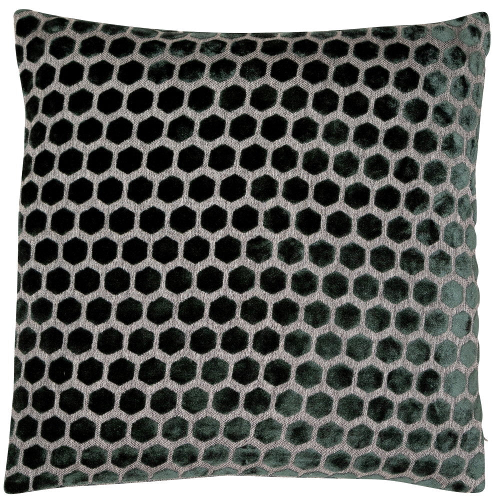 Malini Jorvik Pinegreen Cushion - Canwell Interiors Limited - Malini