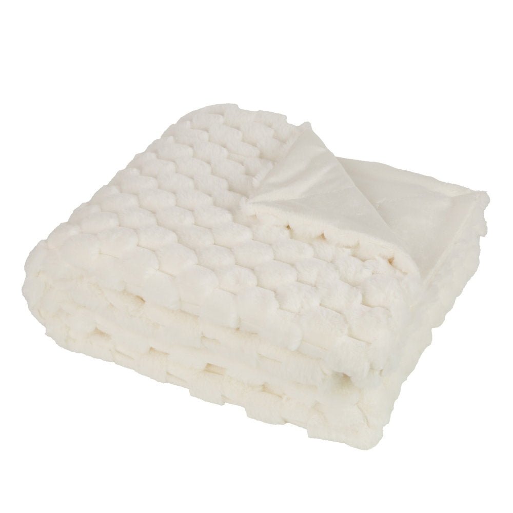 Malini Koochikoo Ivory Throw - Canwell Interiors Limited - Malini