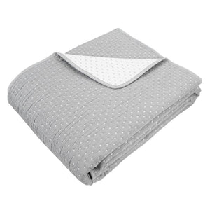 Malini Levi Grey Quilt - Canwell Interiors Limited - Malini