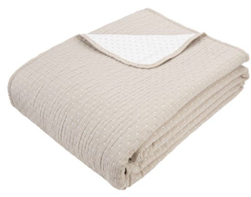 Malini Levi Taupe Quilt - Canwell Interiors Limited - Malini