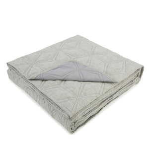 Malini Lombardi Grey Quilt - Canwell Interiors Limited - Malini
