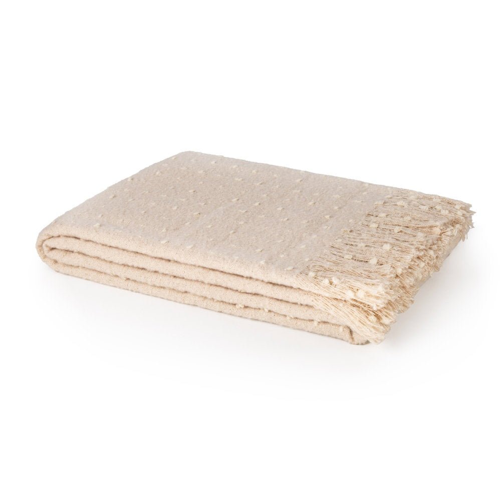Malini Maisie Natural Throw - Canwell Interiors Limited - Malini