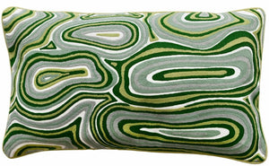 Malini Maze Green Cushion - Canwell Interiors Limited - Malini