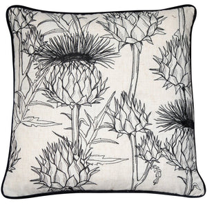 Malini Merida Black Cushion - Canwell Interiors Limited - Malini