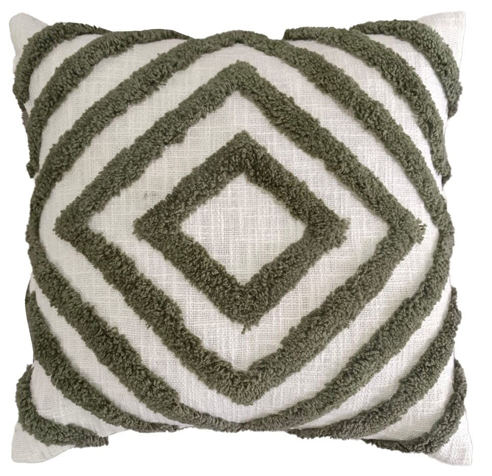 Malini Mesa Olive Cushion - Canwell Interiors Limited - Malini