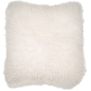 Malini Mongolian White Cushion - Canwell Interiors Limited - Malini