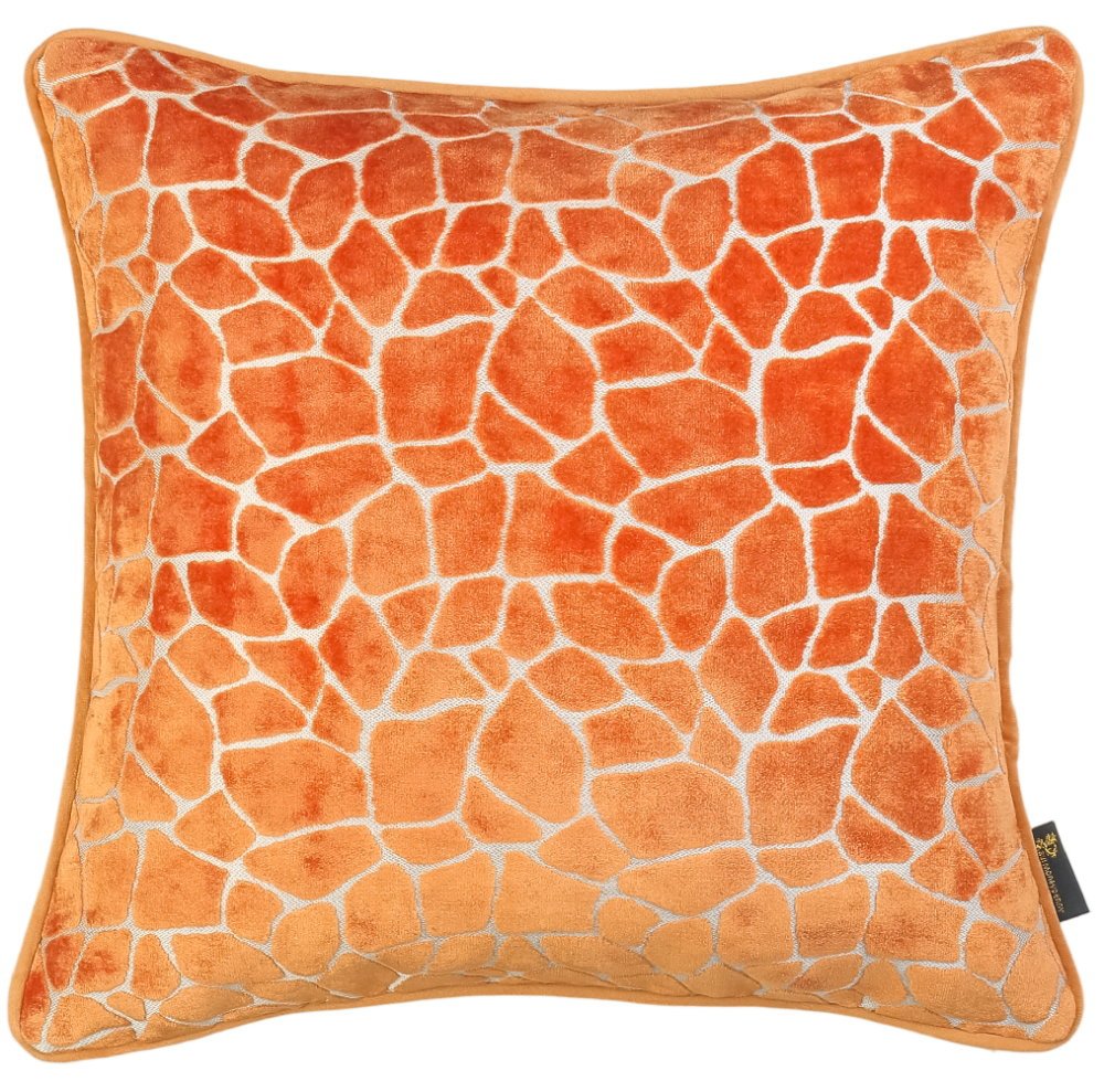 Malini Necking Orange Cushion - Canwell Interiors Limited - Malini