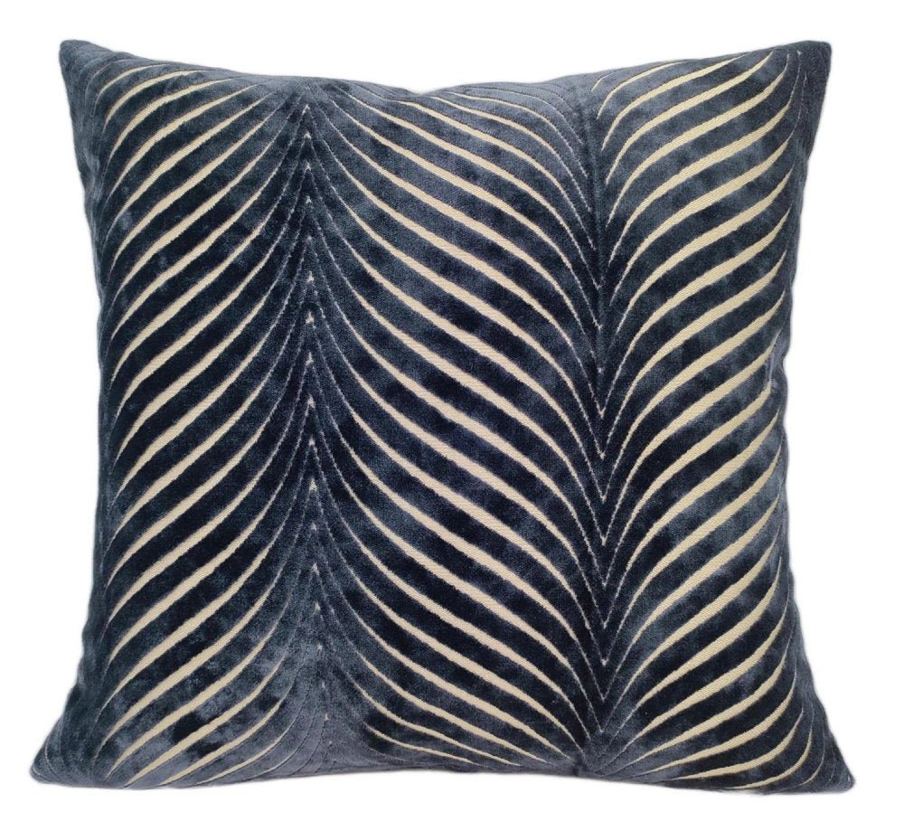 Malini Rada Navy Cushion - Canwell Interiors Limited - Malini