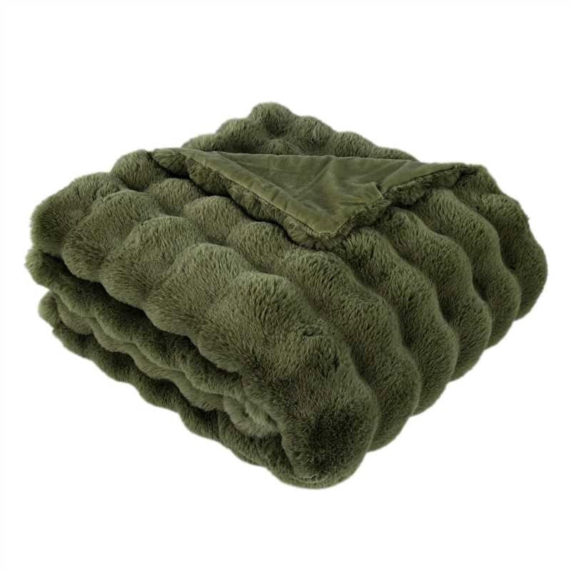 Malini Raffles Olive Throw - Canwell Interiors Limited - Malini
