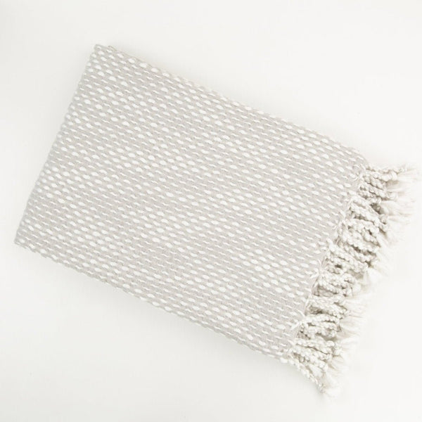 Malini Raindrops Silver Throw - Canwell Interiors Limited - Malini