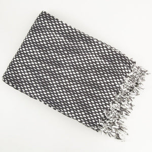 Malini Raindrops Slate Throw - Canwell Interiors Limited - Malini