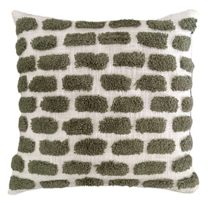 Malini Ridge Olive Cushion - Canwell Interiors Limited - Malini