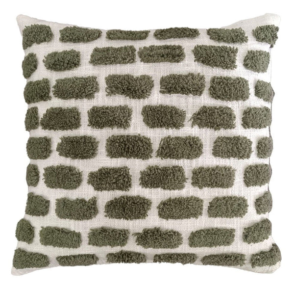 Malini Ridge Olive Cushion - Canwell Interiors Limited - Malini