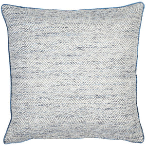 Malini Ripple Navy Cushion - Canwell Interiors Limited - Malini