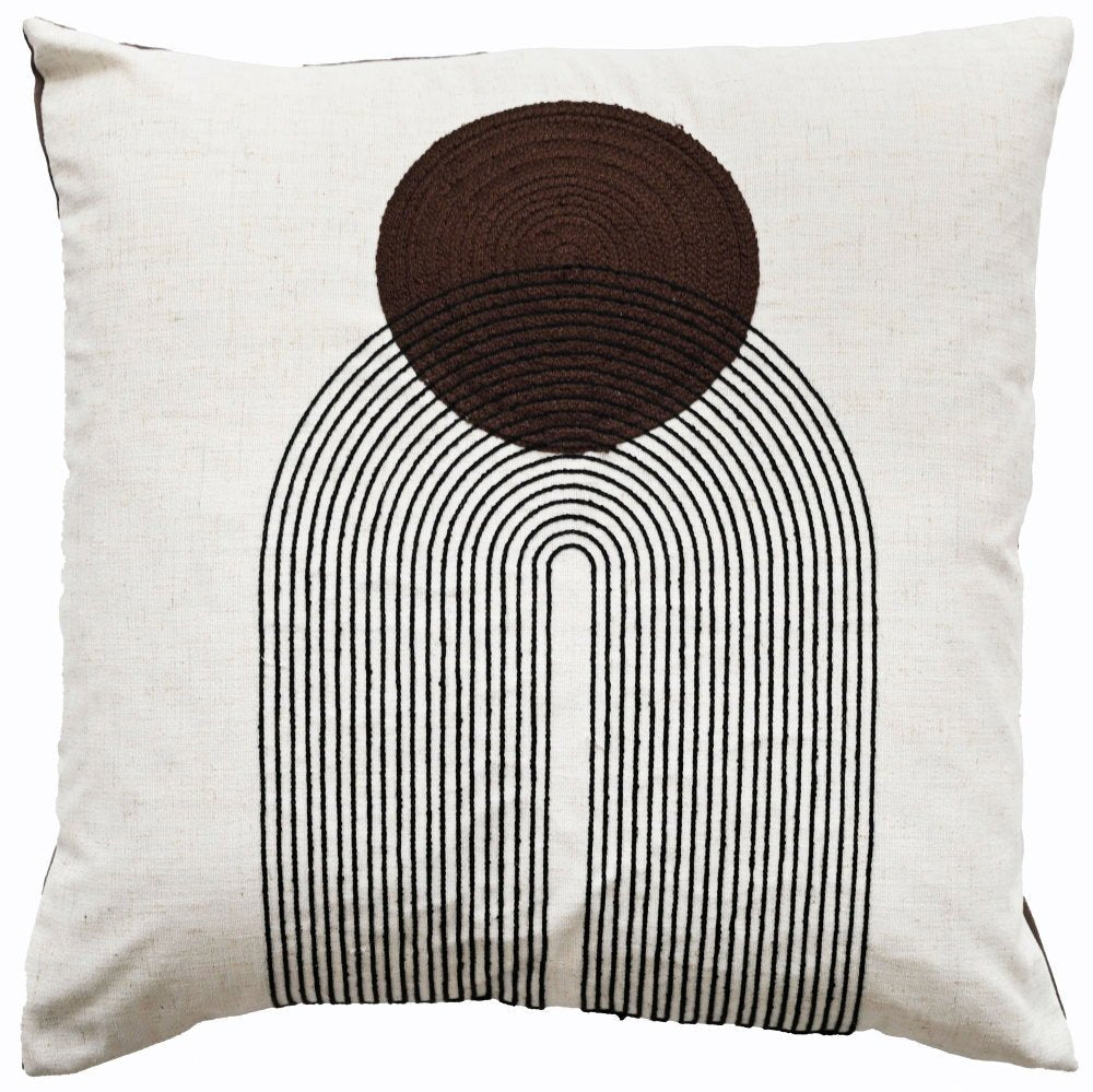 Malini Saloni Chocolate Cushion - Canwell Interiors Limited - Malini