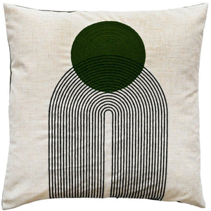 Malini Saloni Olive Cushion - Canwell Interiors Limited - Malini