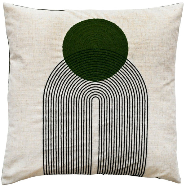 Malini Saloni Olive Cushion - Canwell Interiors Limited - Malini
