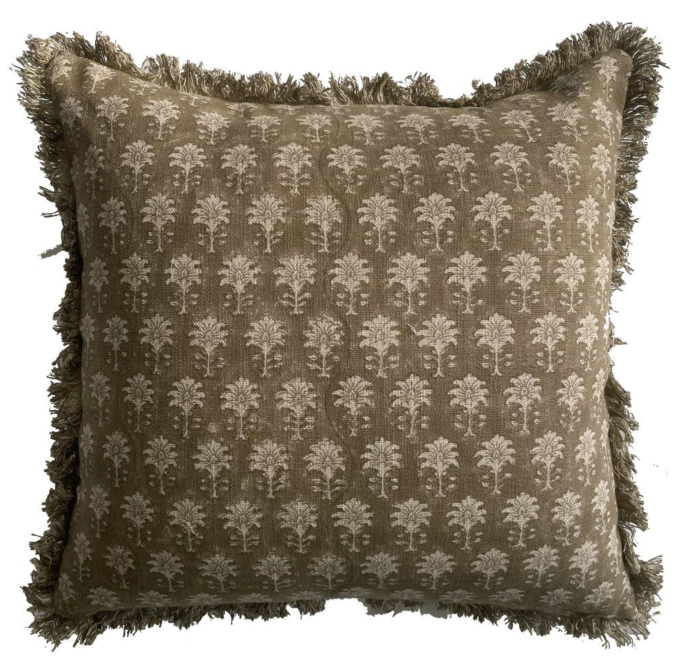 Malini Sarika Olive Cushion - Canwell Interiors Limited - Malini