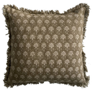 Malini Sarika Olive Cushion - Canwell Interiors Limited - Malini