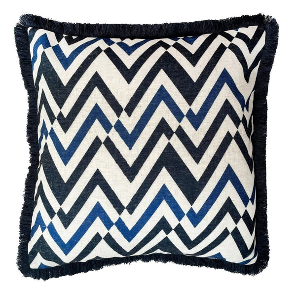 Malini Soma Navy Cushion - Canwell Interiors Limited - Malini