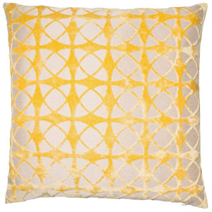 Malini Spiral Mustard Cushion - Canwell Interiors Limited - Malini