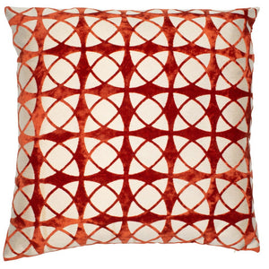 Malini Spiral Orange Cushion - Canwell Interiors Limited - Malini
